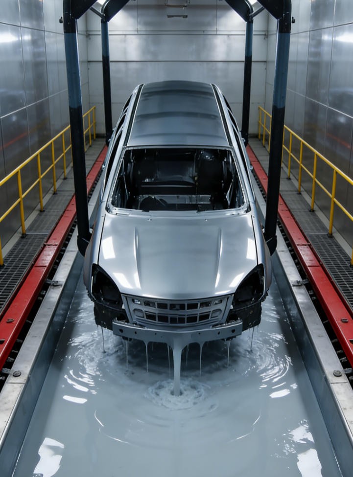 不同材質的金屬（如鋼鐵、鋁合金、鍍鋅板）在電泳涂裝時需要注意哪些特殊工藝參數調整？